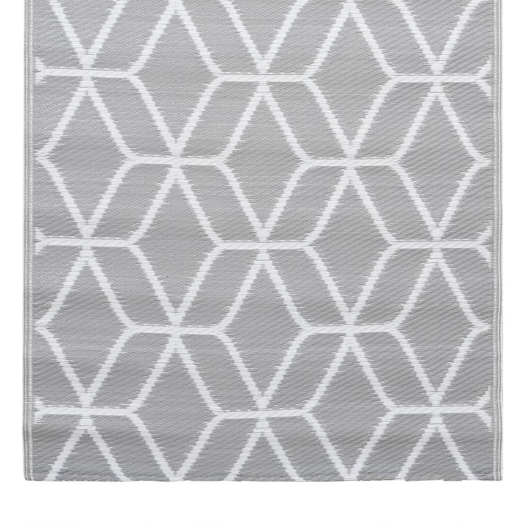 ComfortXL - Tapis d'Extérieur Décoratif en PP Tissé pour Salon de Jardin Gris 120x180 cm – ComfortXL Outdoor Living - Image 5