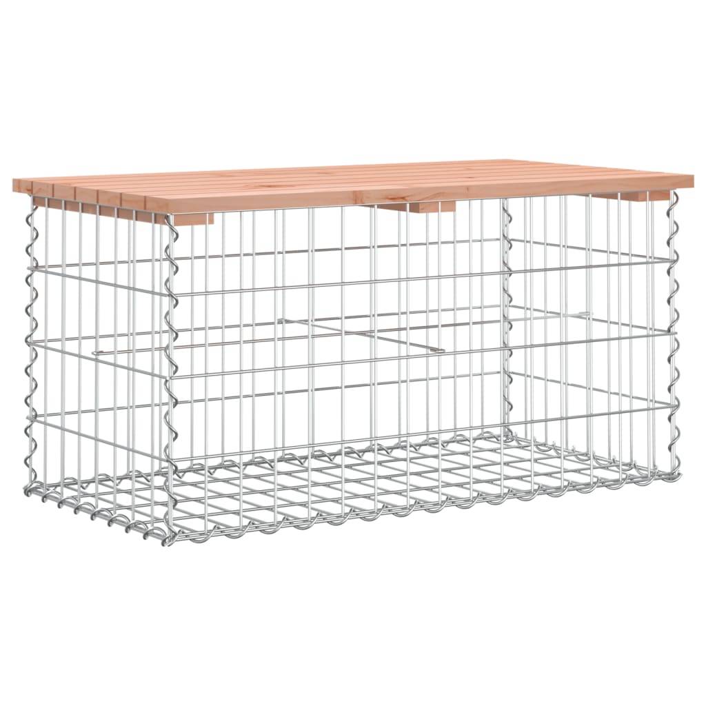 Maison Chic - Banc de jardin - Banc d'extérieur - Banquette design gabion 83x44x42 cm bois massif de douglas - Imagen 5