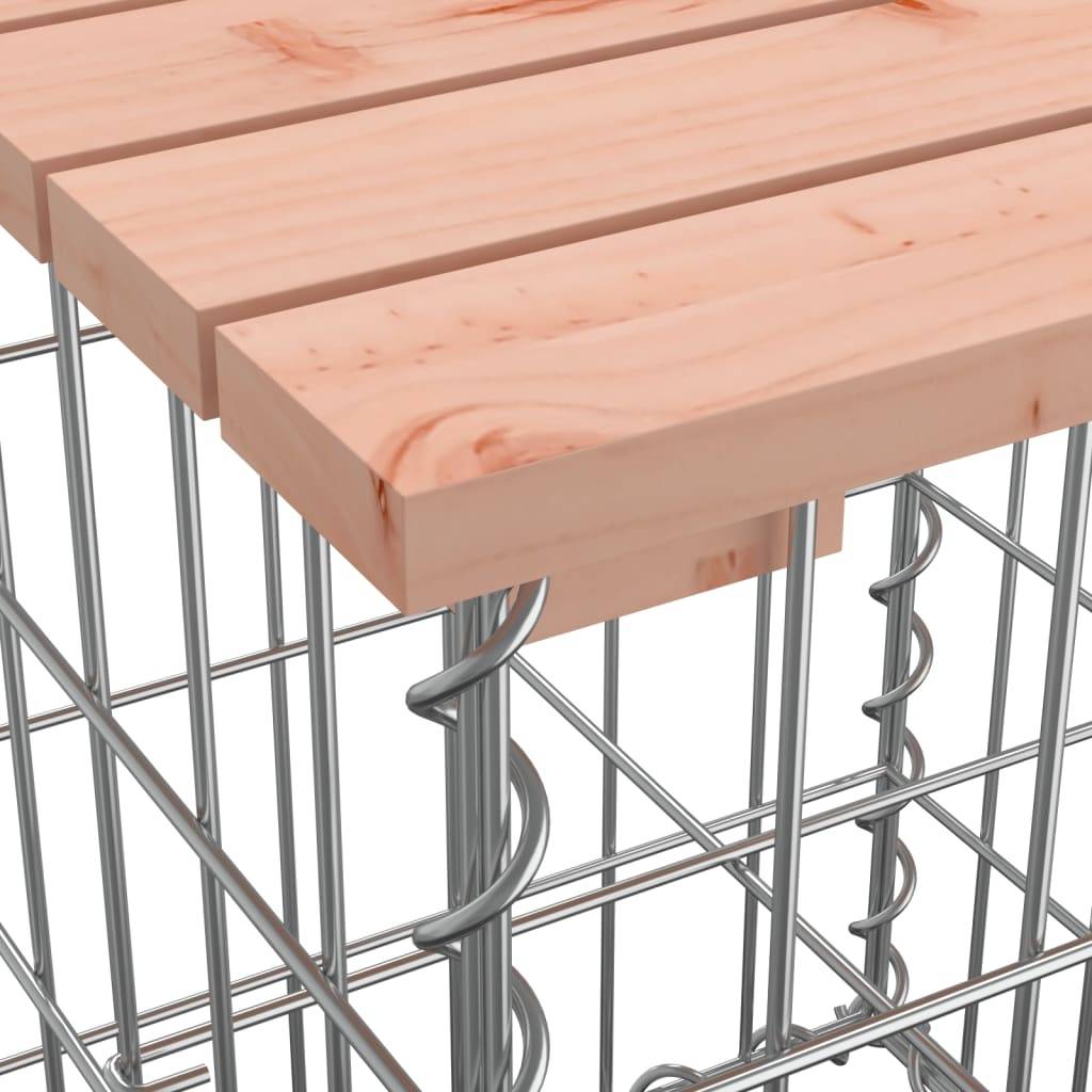 Maison Chic - Banc de jardin - Banc d'extérieur - Banquette design gabion 83x44x42 cm bois massif de douglas - Imagen 6