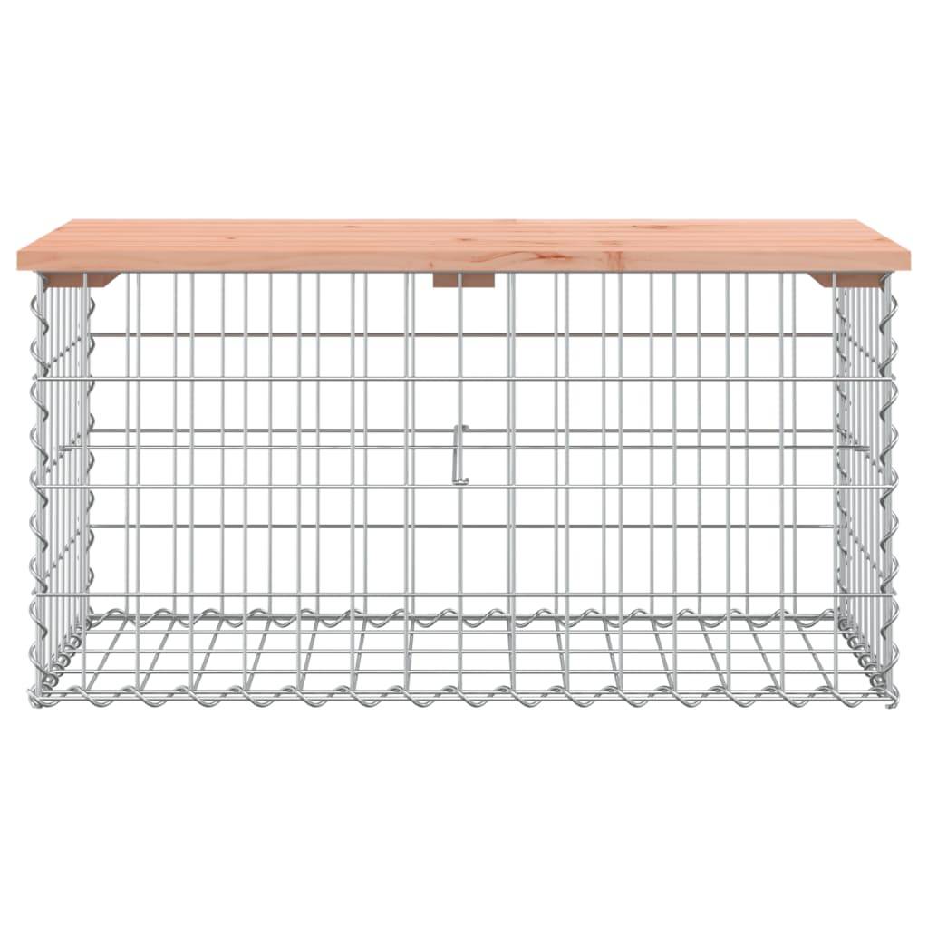 Maison Chic - Banc de jardin - Banc d'extérieur - Banquette design gabion 83x44x42 cm bois massif de douglas - Imagen 3