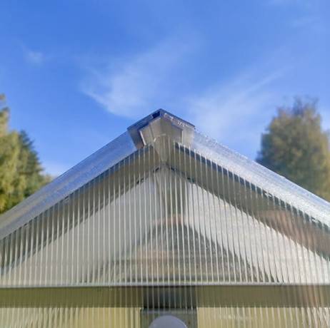 Serre KLASIKA BERNARD 2,35 x 7 m (16,45 m²), 6 mm avec revêtement en polycarbonate - Image 10