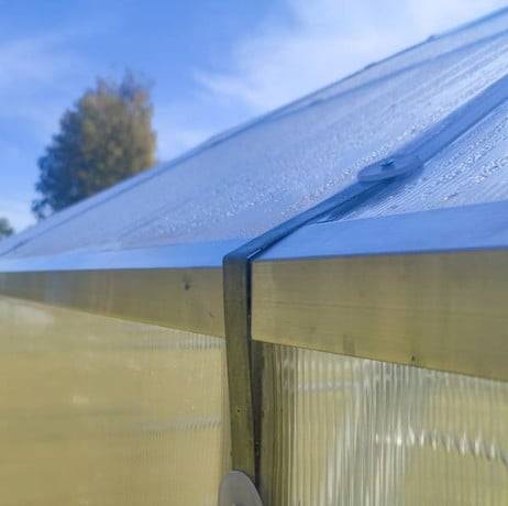 Serre KLASIKA BERNARD 2,35 x 7 m (16,45 m²), 6 mm avec revêtement en polycarbonate - Image 9