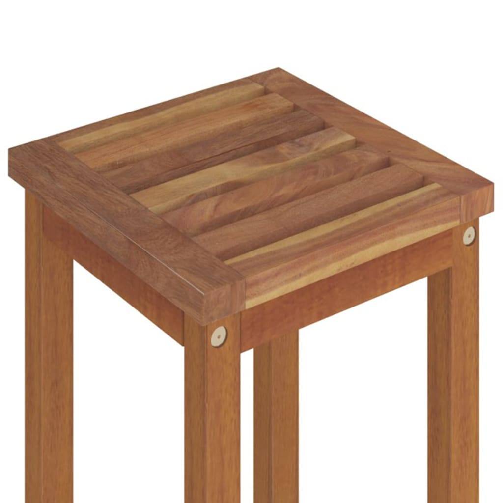 Helloshop26 - Ensemble de bar de jardin 3 pièces bois d'acacia solide - Imagen 5