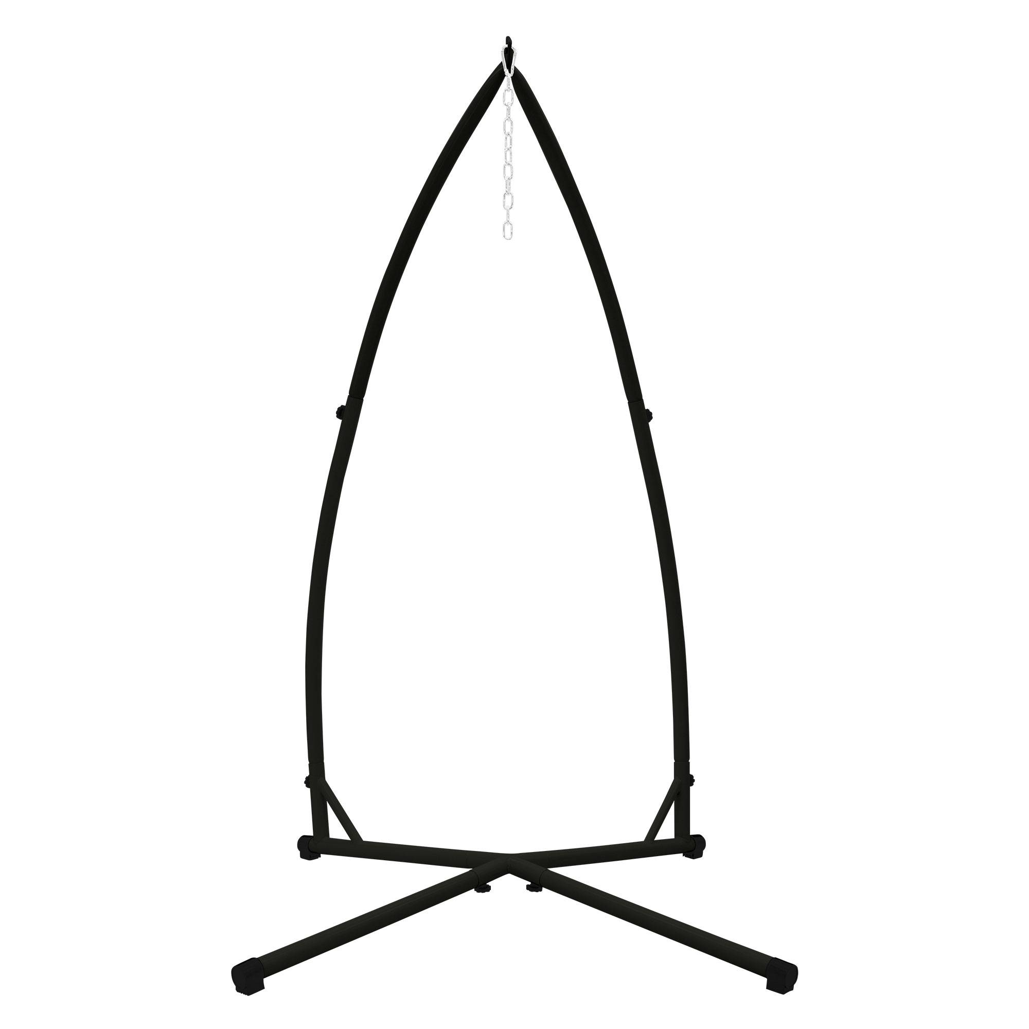 Ecd-Germany - Cadre balançoire hamac chaise suspendu soutien support fauteuil en métal 208 cm - Imagen 2