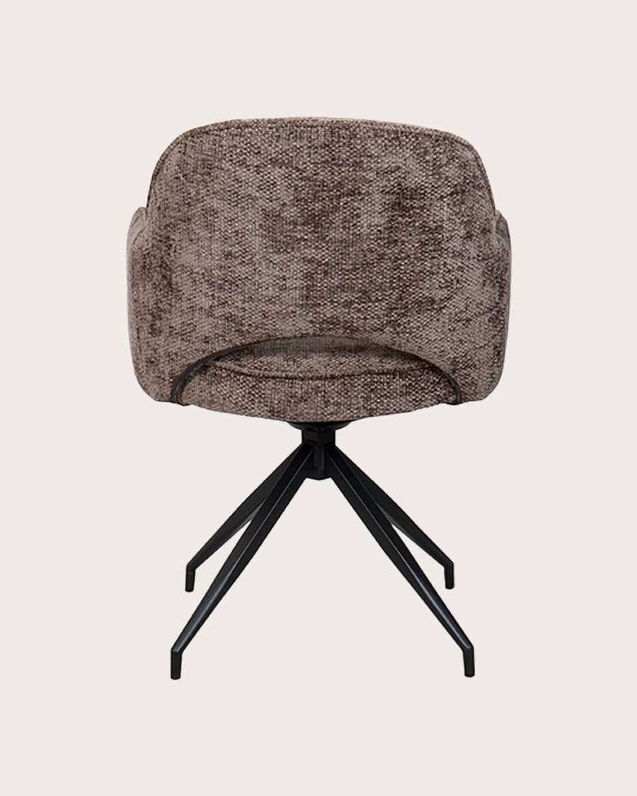 Elba - Lot de 2 chaises en tissu et pieds métal - UNIQKA - Imagen 5