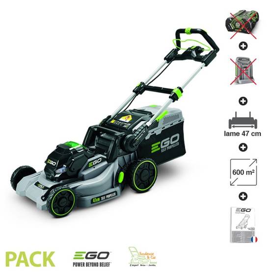 Tondeuse sans fil EGO lame 47cm sans batterie ni chargeur - Image 1
