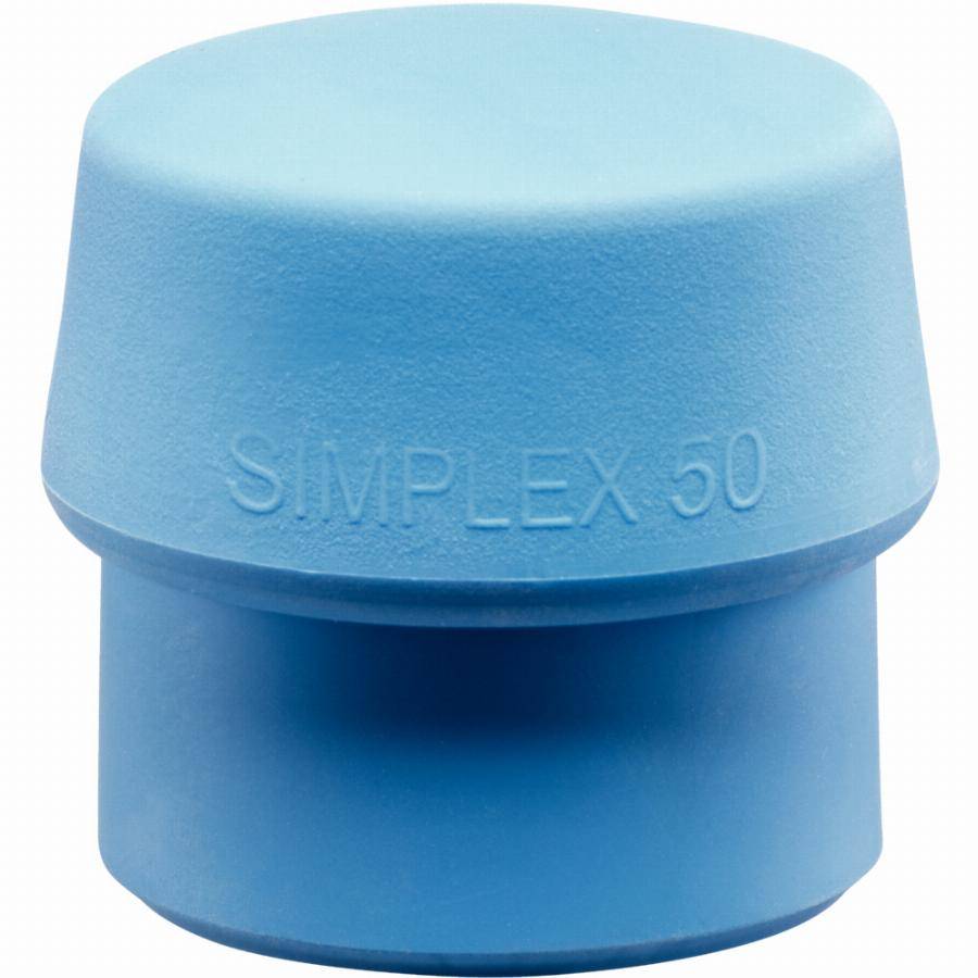 Embouts HALDER SIMPLEX TPE souple, bleu - D=30 mm - 3201.030