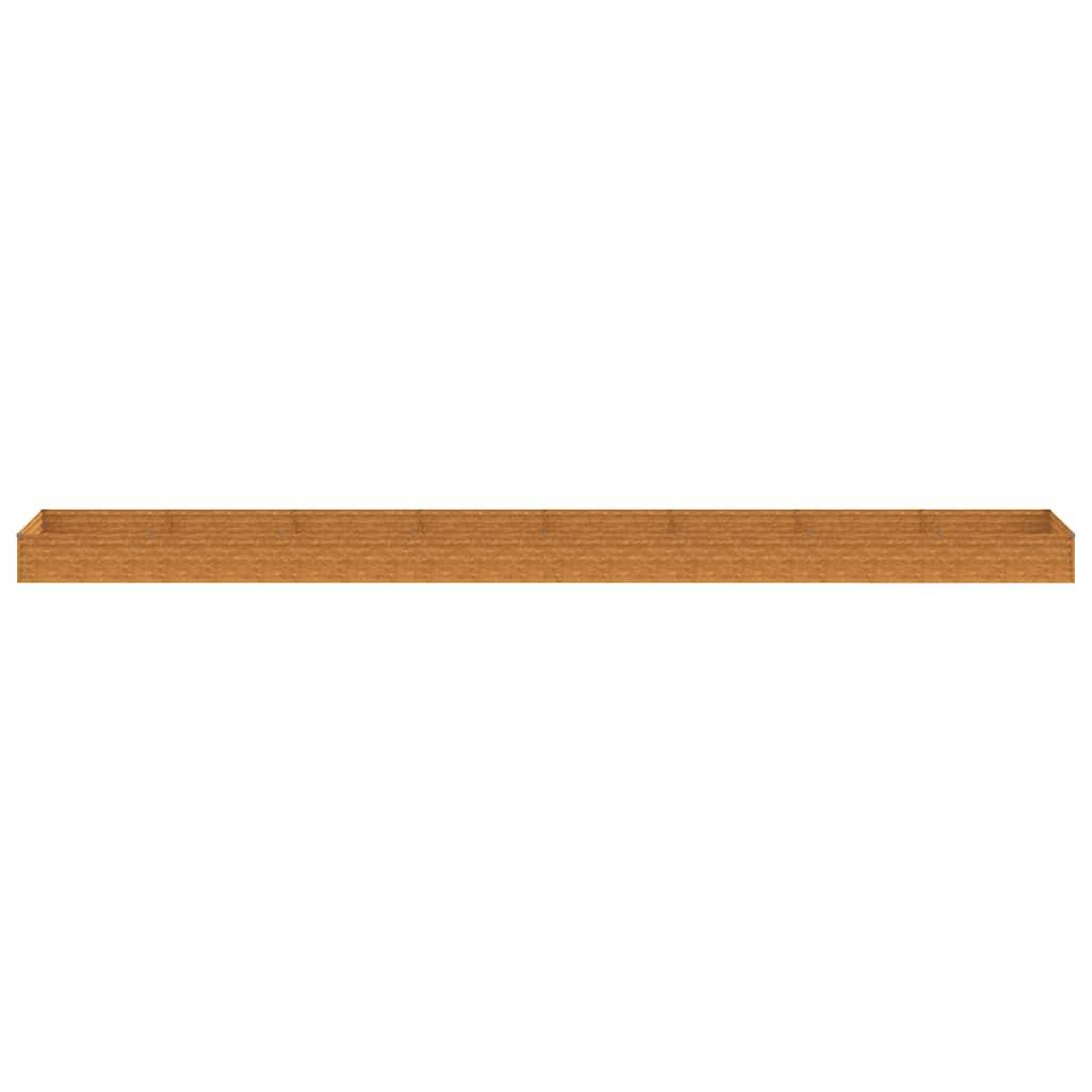 ComfortXL - Carré potager rectangulaire Acier Corten jardin Rouillé 770x100x36 cm – ComfortXL Outdoor Living - Image 4