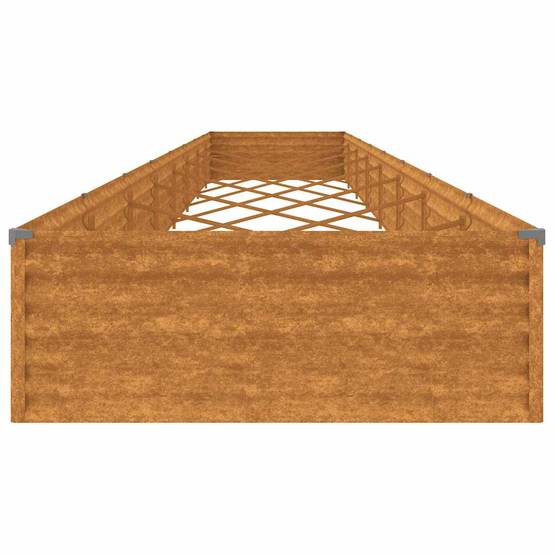 ComfortXL - Carré potager rectangulaire Acier Corten jardin Rouillé 770x100x36 cm – ComfortXL Outdoor Living - Image 5