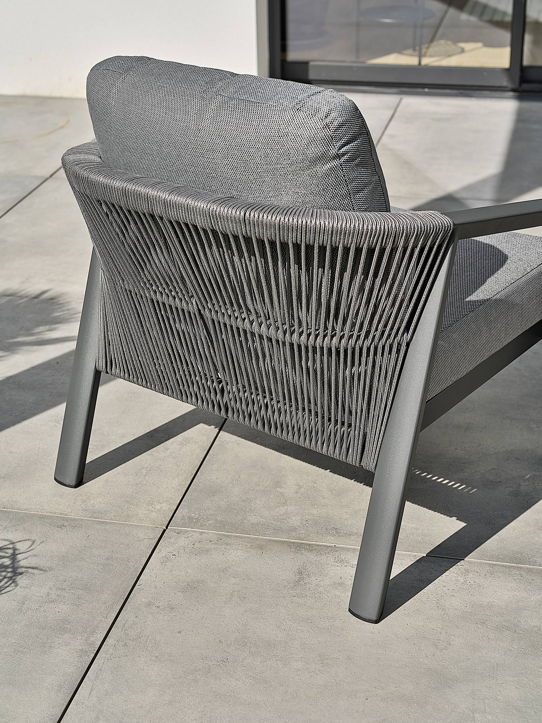REMARQUABLE - Salon bas de jardin KELIA - GRIS ANTHRACITE - REMARQUABLE - Image 4