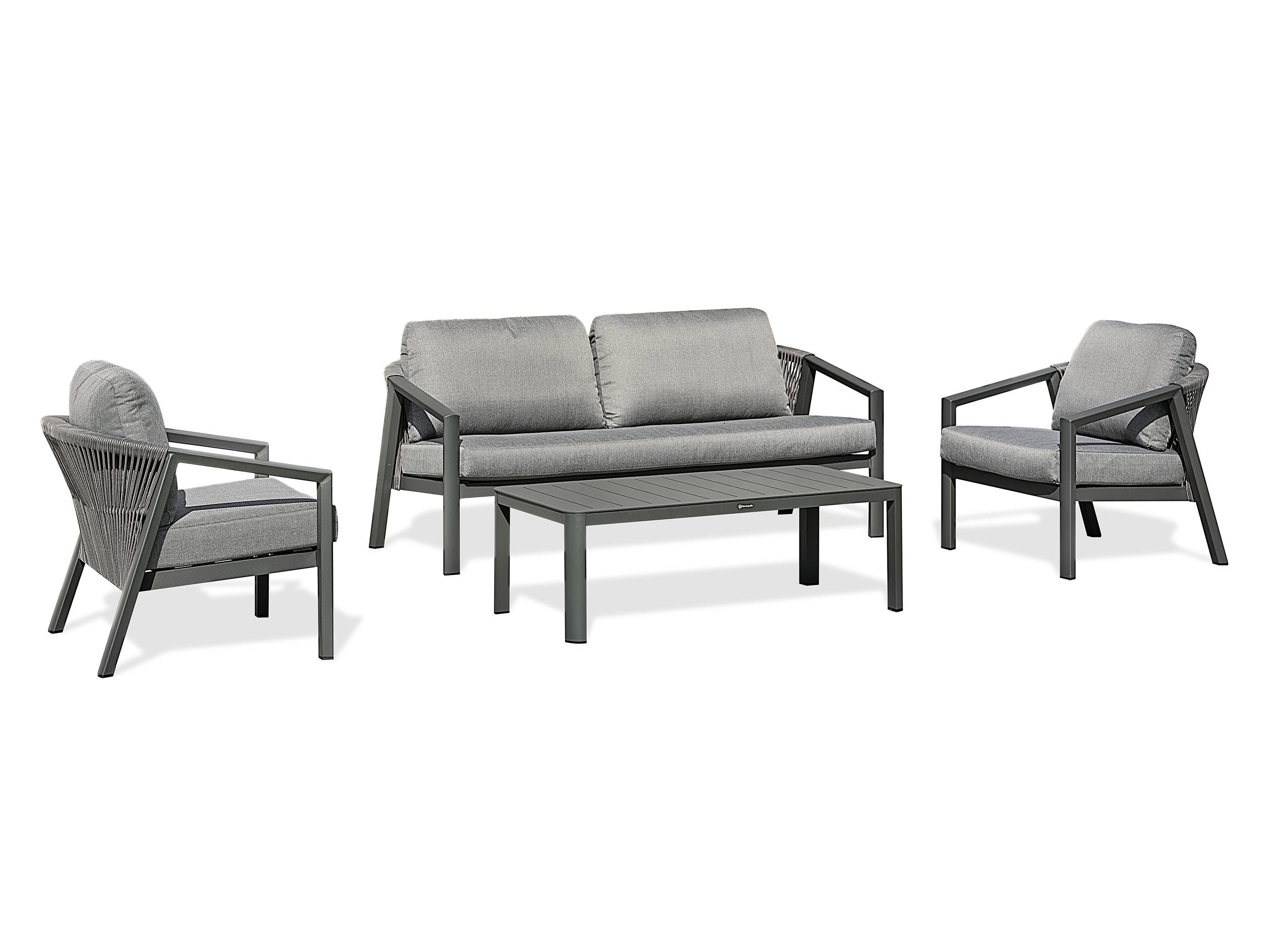 REMARQUABLE - Salon bas de jardin KELIA - GRIS ANTHRACITE - REMARQUABLE - Image 1