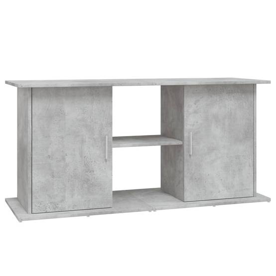 Grand Support Aquarium Bois d'ingénierie Style Industriel Gris Béton 121 cm - ComfortXL Outdoor Living - Image 2