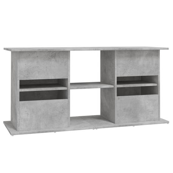 Grand Support Aquarium Bois d'ingénierie Style Industriel Gris Béton 121 cm - ComfortXL Outdoor Living - Image 8
