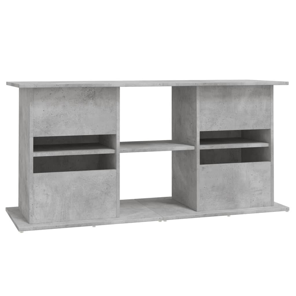 Grand Support Aquarium Bois d'ingénierie Style Industriel Gris Béton 121 cm - ComfortXL Outdoor Living - Image 8
