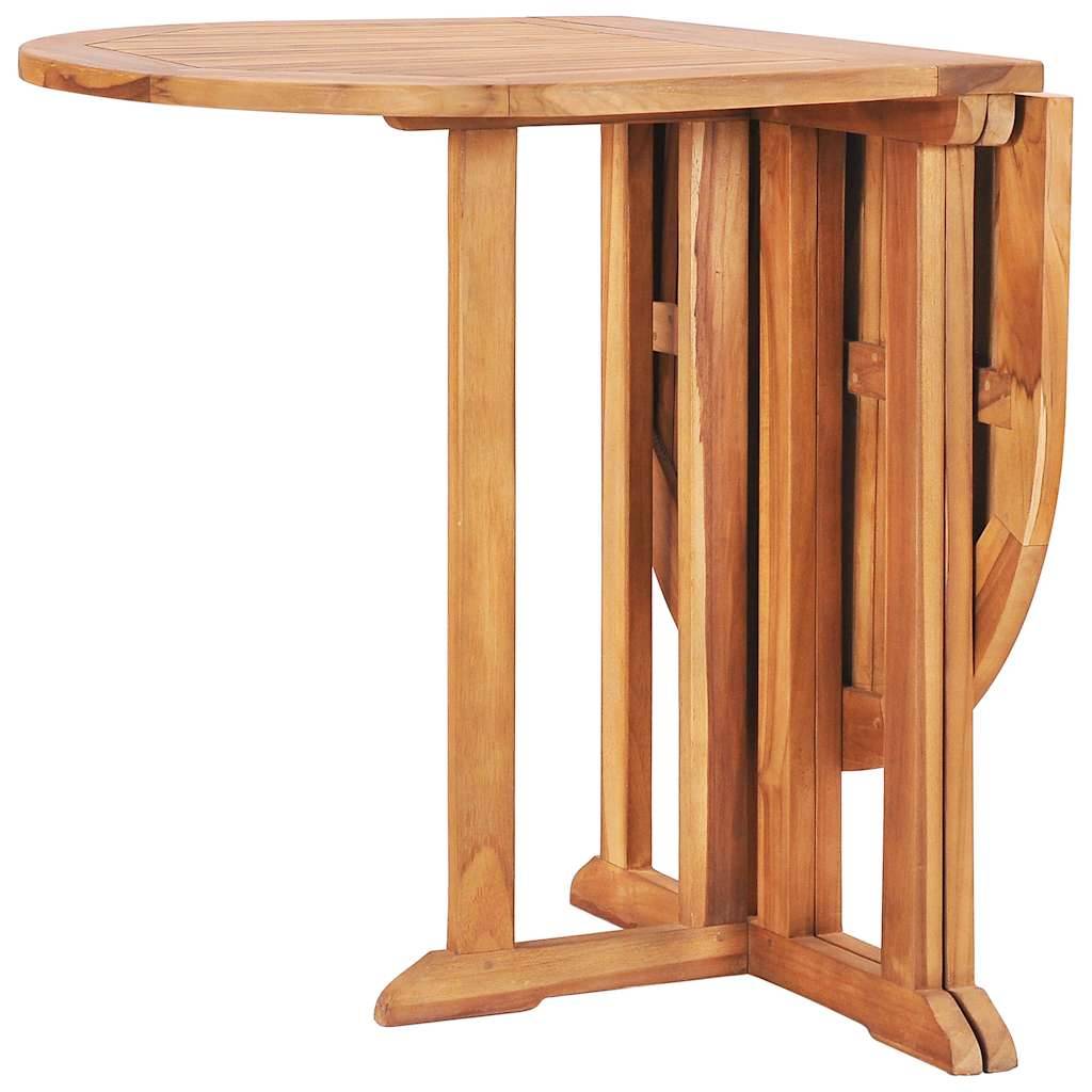 PANGIVO - Table pliable jardin bois de teck papillon 120 x 70 x 75 cm - PANGIVO - Image 7