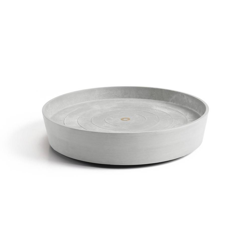 Ecopots - Support à roulettes Wheels 50 Blanc Gris - Ø 41,6 x H. 9 cm ECOPOTS - Imagen 1