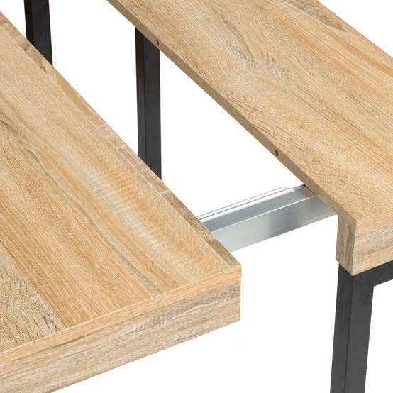 Table console extensible TORONTO 14 personnes 300 cm design industriel - Image 7