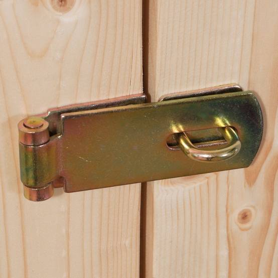 Abri de jardin bois massif 7,5m² Stockach 5 Karibu épicéa nordique gris terre toit plat - Image 6