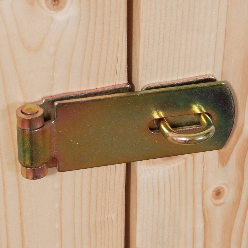 Abri de jardin bois massif 7,5m² Stockach 5 Karibu épicéa nordique gris terre toit plat - Image 6
