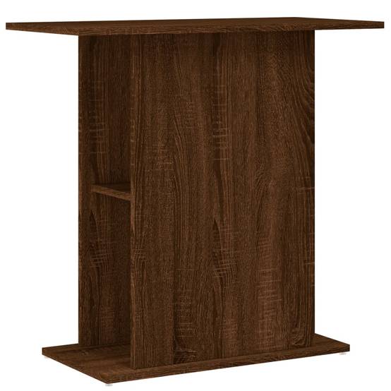 ComfortXL - Support Aquarium Bois Ingénierie avec Étagères de Rangement Chêne Marron - ComfortXL Outdoor Living - Image 2