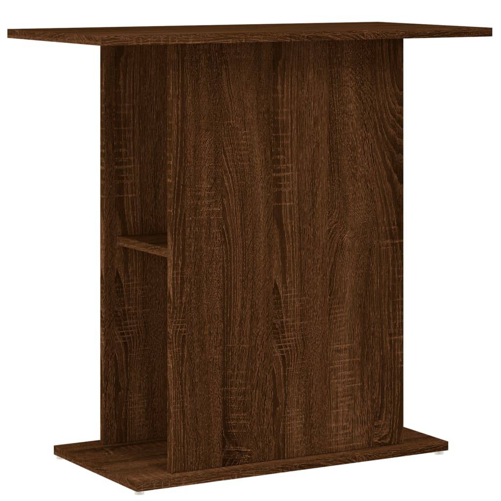 ComfortXL - Support Aquarium Bois Ingénierie avec Étagères de Rangement Chêne Marron - ComfortXL Outdoor Living - Image 2