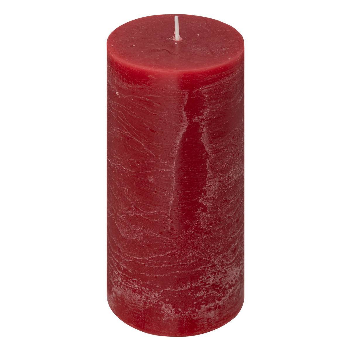 Atmosphera - Bougie rustique rouge 445g - Atmosphera Créateur d'intérieur - Image 1