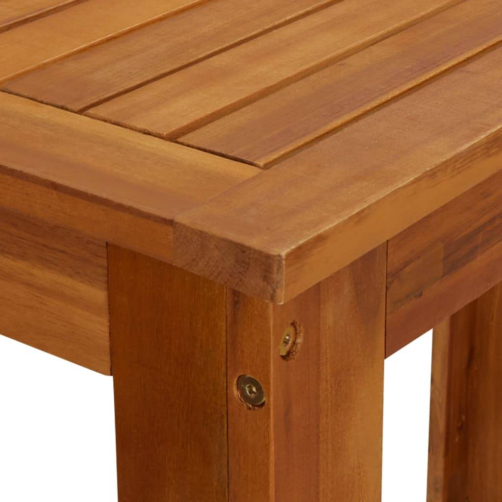 Helloshop26 - Ensemble de bar de jardin 7 pièces bois d'acacia solide - Imagen 3