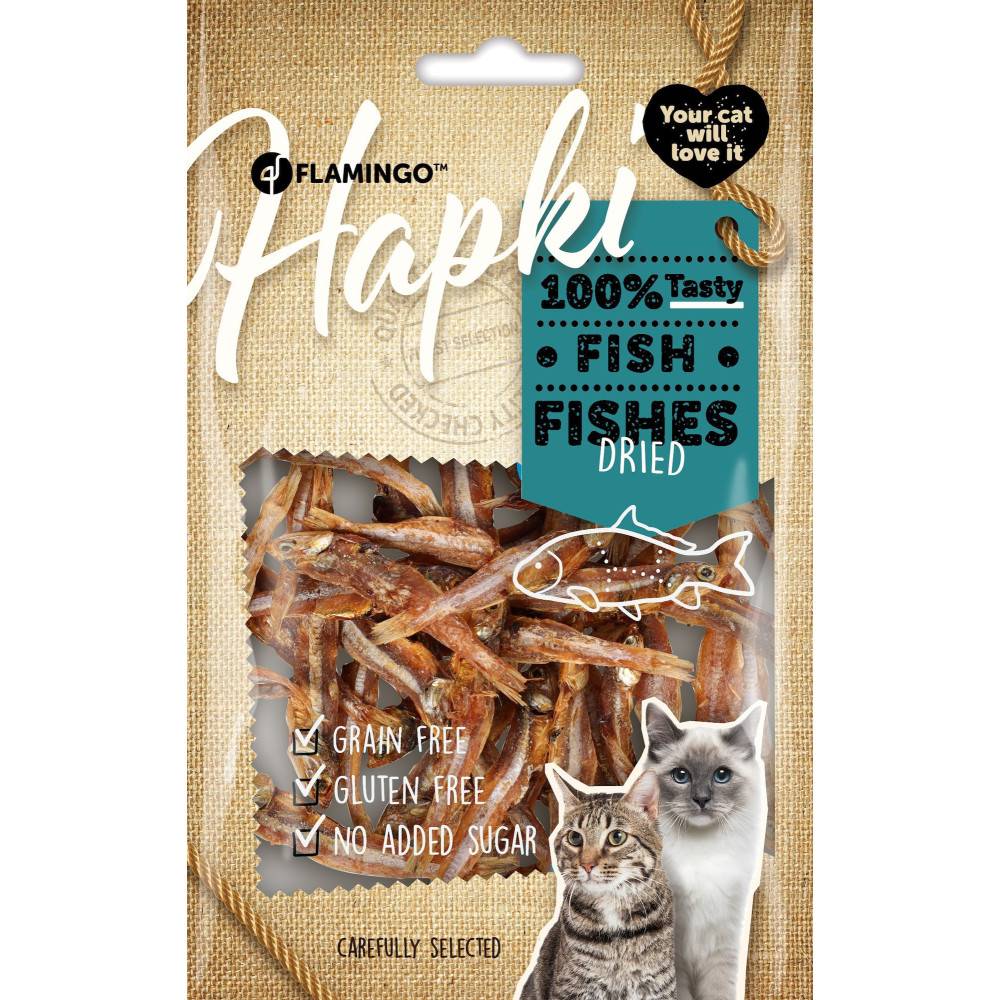 Friandises Poisson Séché Hapki 50 g pour chat - Imagen 2