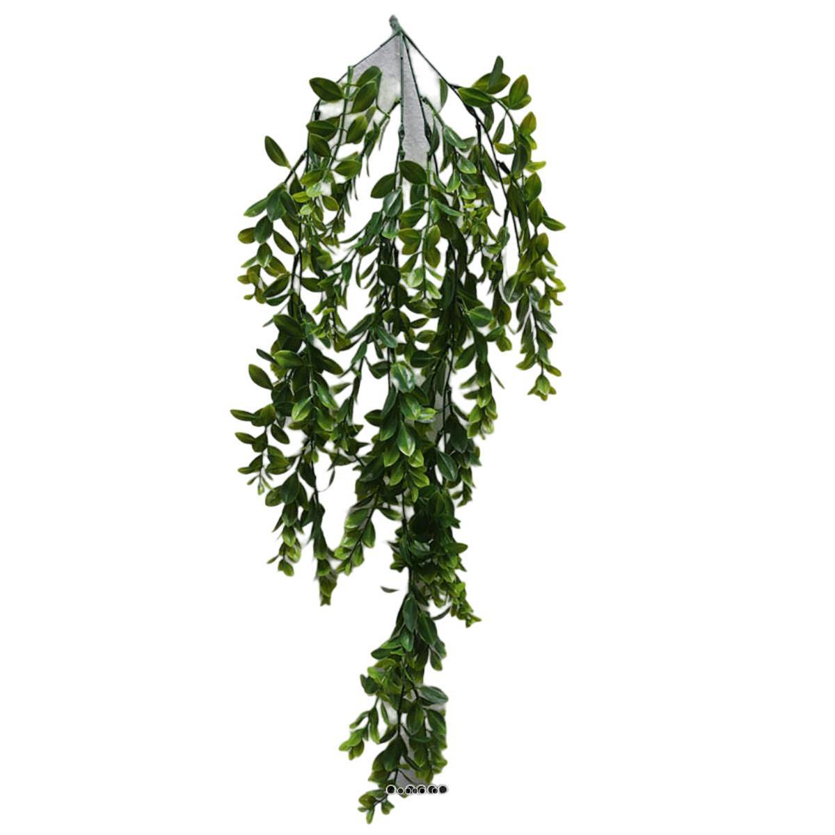 Artificielles - Chute de buis artificiel L 84 cm en plastique vert - Imagen 2