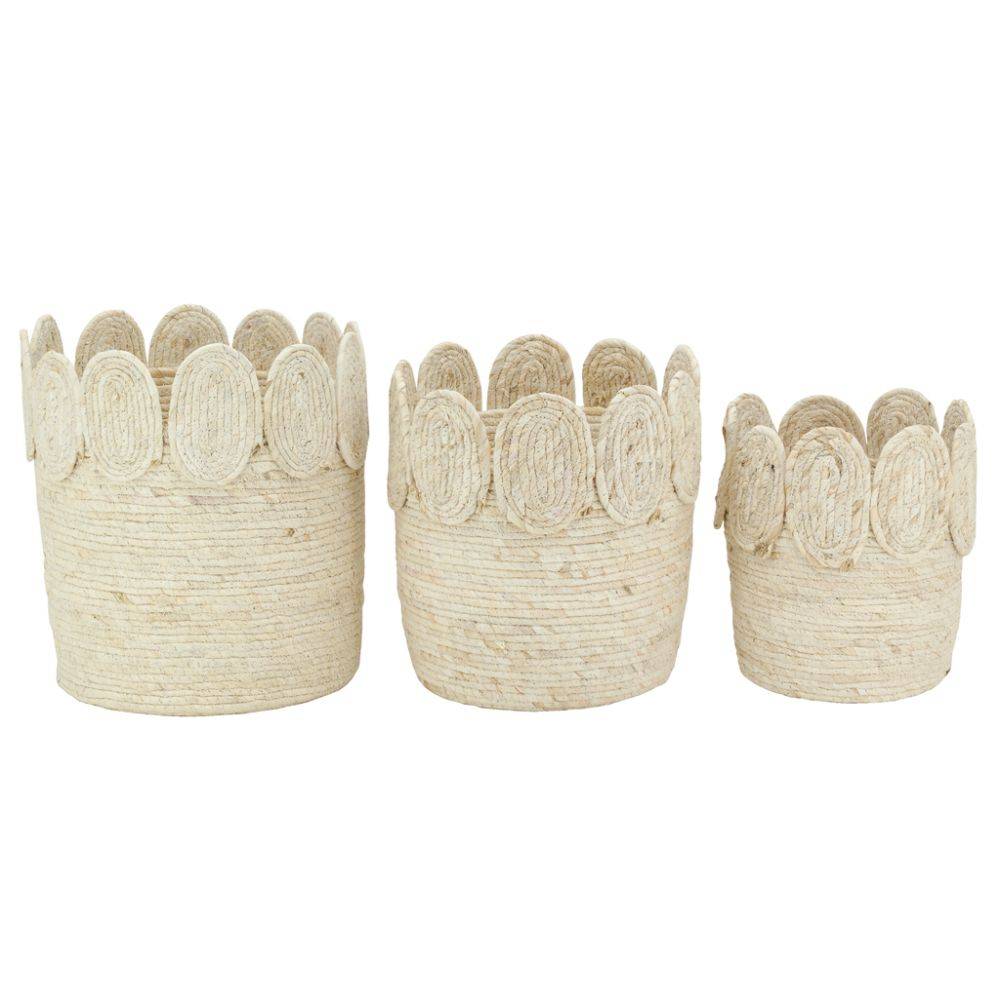Aubry Gaspard - Cache-pots en maïs (Lot de 3) - Imagen 4