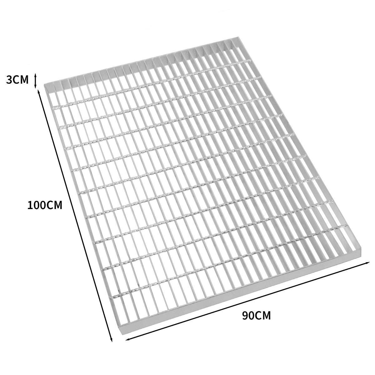 Monstershop - Grille caillebotis en Acier Galvanisé - 1000mm x 900mm - Image 3