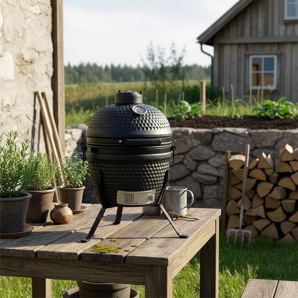 Barbecue kamado Fyregg 13 noir HEAT Premium - Image 2