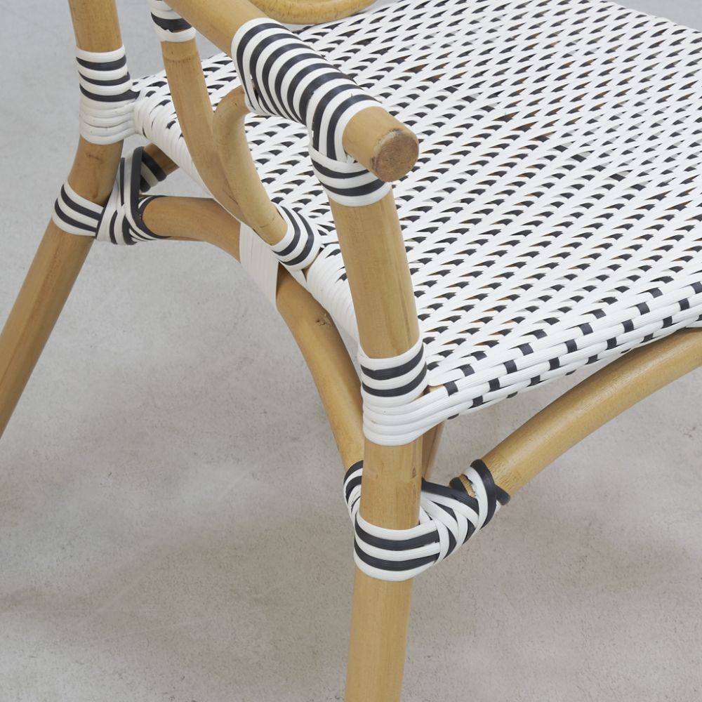 Aubry Gaspard - Fauteuil en rotin naturel et polyrésine Ona - Imagen 2