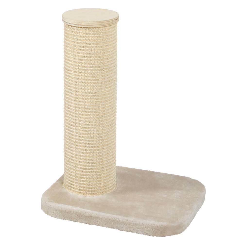 animallparadise - arbre à chat CITY CAT n°1, taille hauteur 62 cm, poteau ø 17 cm, couleur beige. - Imagen 2