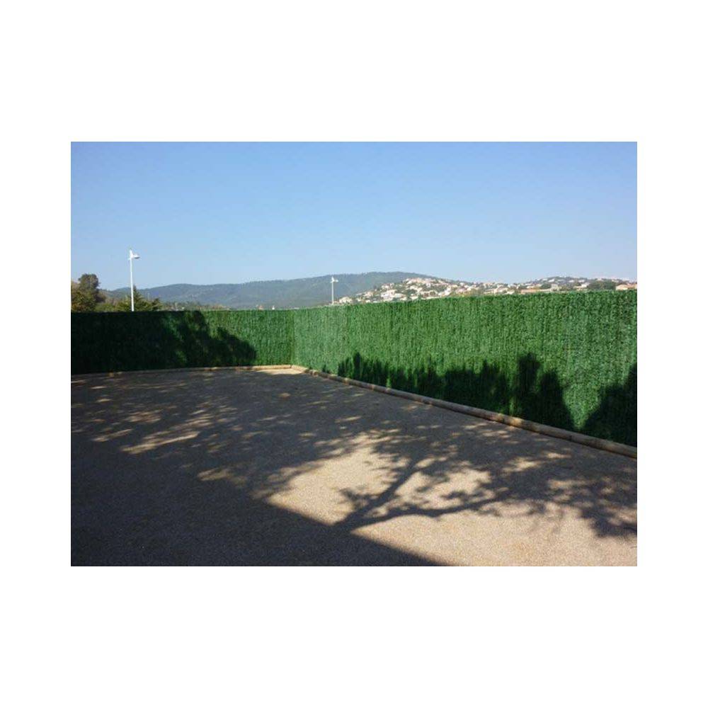 Haie artificielle 110 brins vert pin en rouleau (Lot de 6) 1 x 3 m - Imagen 3