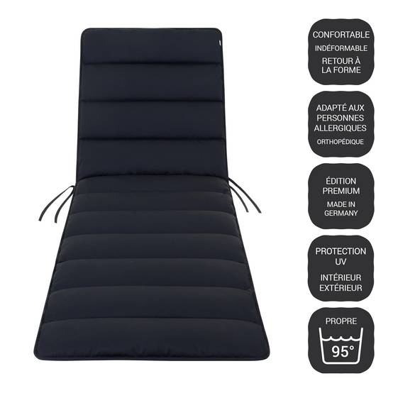 Coussin de Transat FlAIR - bleu - 200x70cm - Image 1