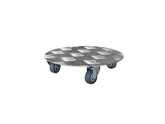 Jany France - Support de pots - aluminium - à roulette - diamètre 30 cm Jany