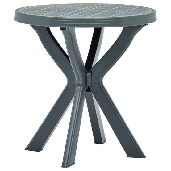 Table de bistro plastique blanc Ø70 cm, Poids :6.75kg - PANGIVO - Image 1
