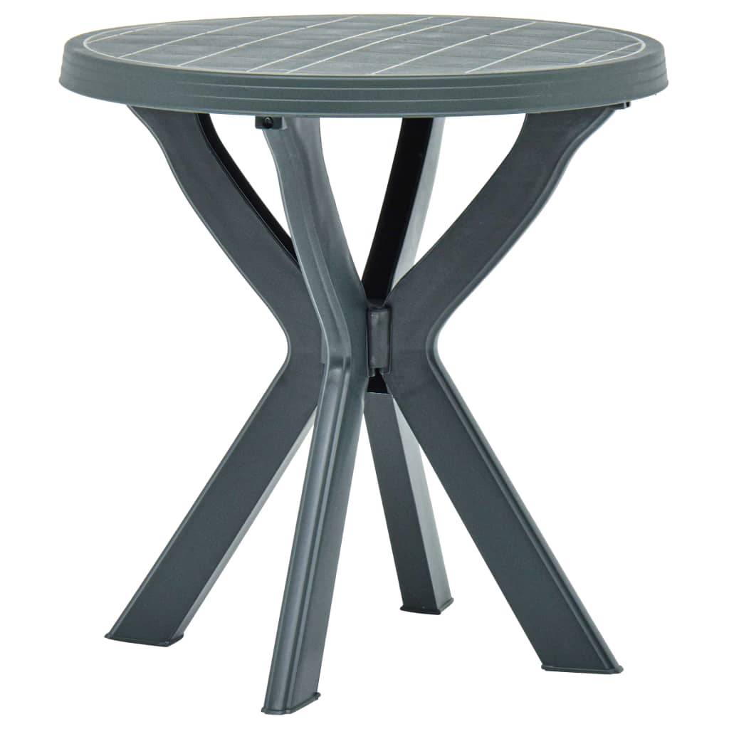 Table de bistro plastique blanc Ø70 cm, Poids :6.75kg - PANGIVO - Image 1
