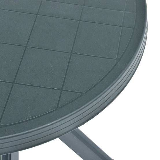 Table de bistro plastique blanc Ø70 cm, Poids :6.75kg - PANGIVO - Image 4