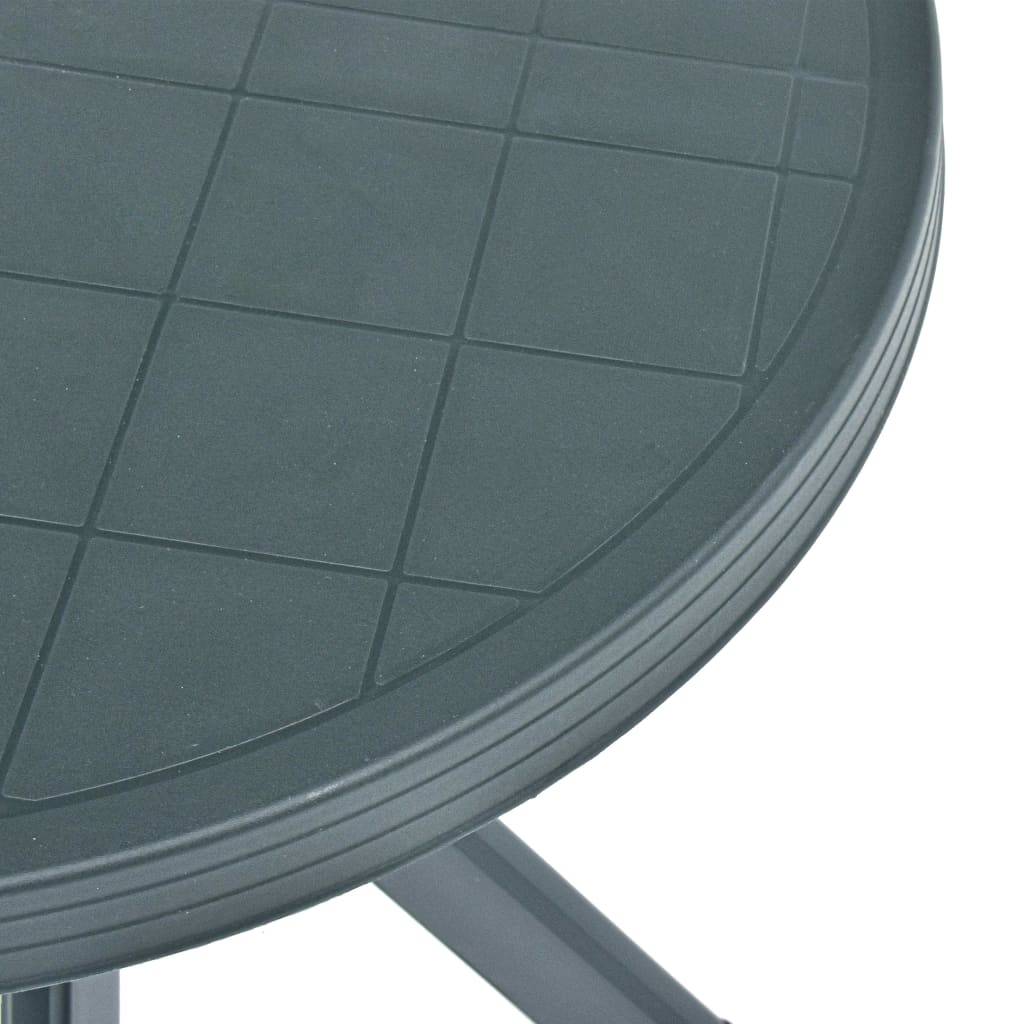 Table de bistro plastique blanc Ø70 cm, Poids :6.75kg - PANGIVO - Image 4