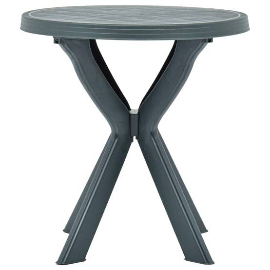 Table de bistro plastique blanc Ø70 cm, Poids :6.75kg - PANGIVO - Image 2