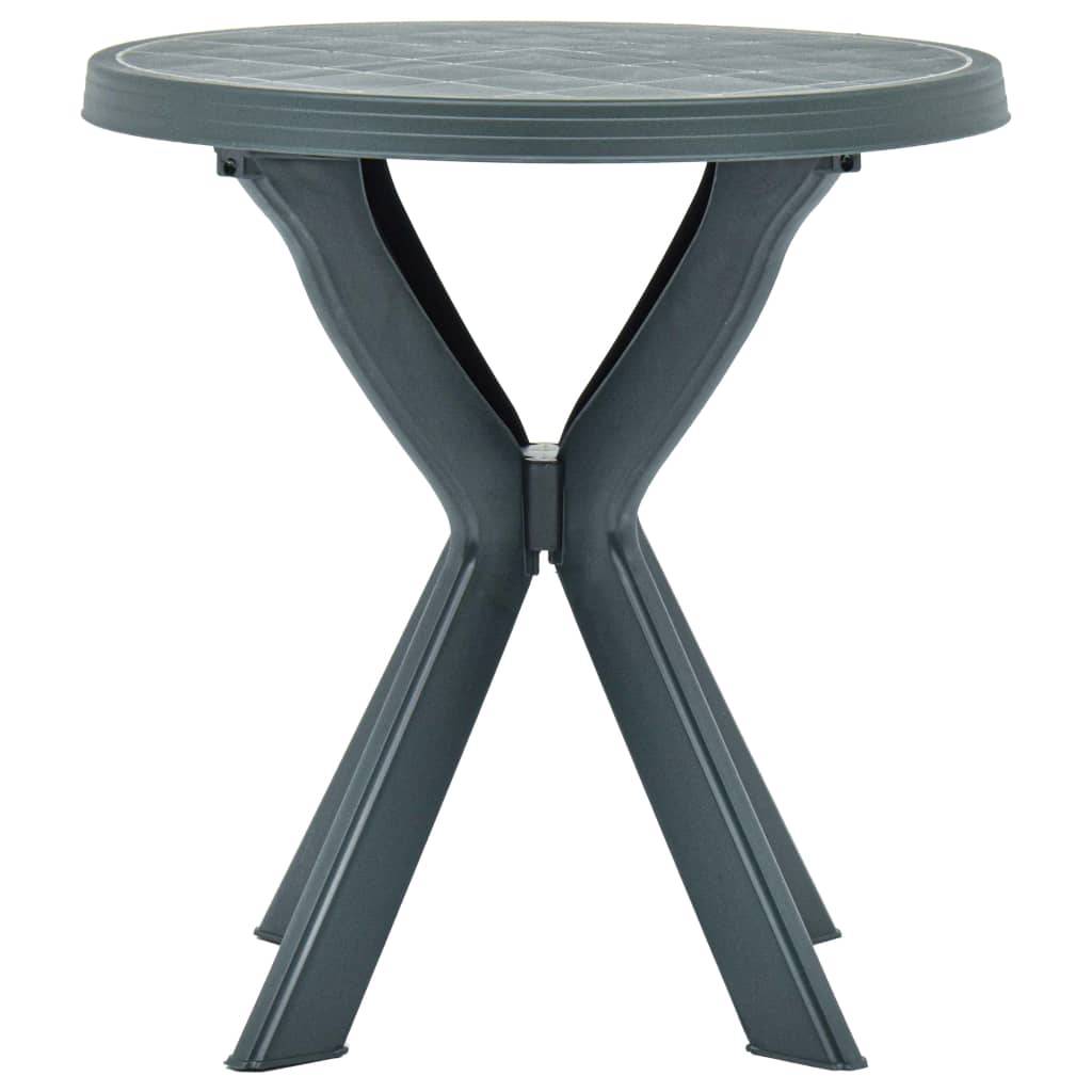 Table de bistro plastique blanc Ø70 cm, Poids :6.75kg - PANGIVO - Image 2