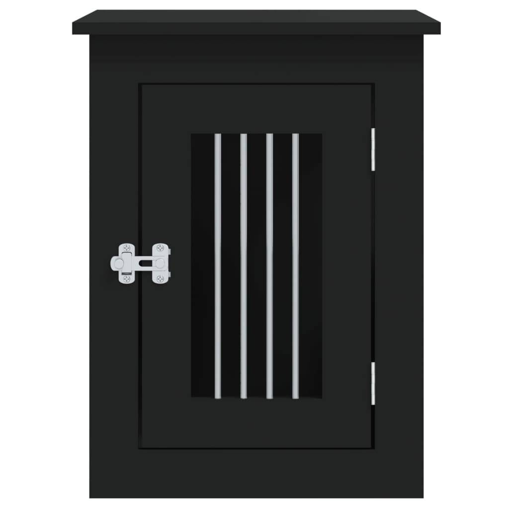Niche plastique bois et acier noir 45 x 62 x 59 cm - Prolenta premium p351.1 - Image 7