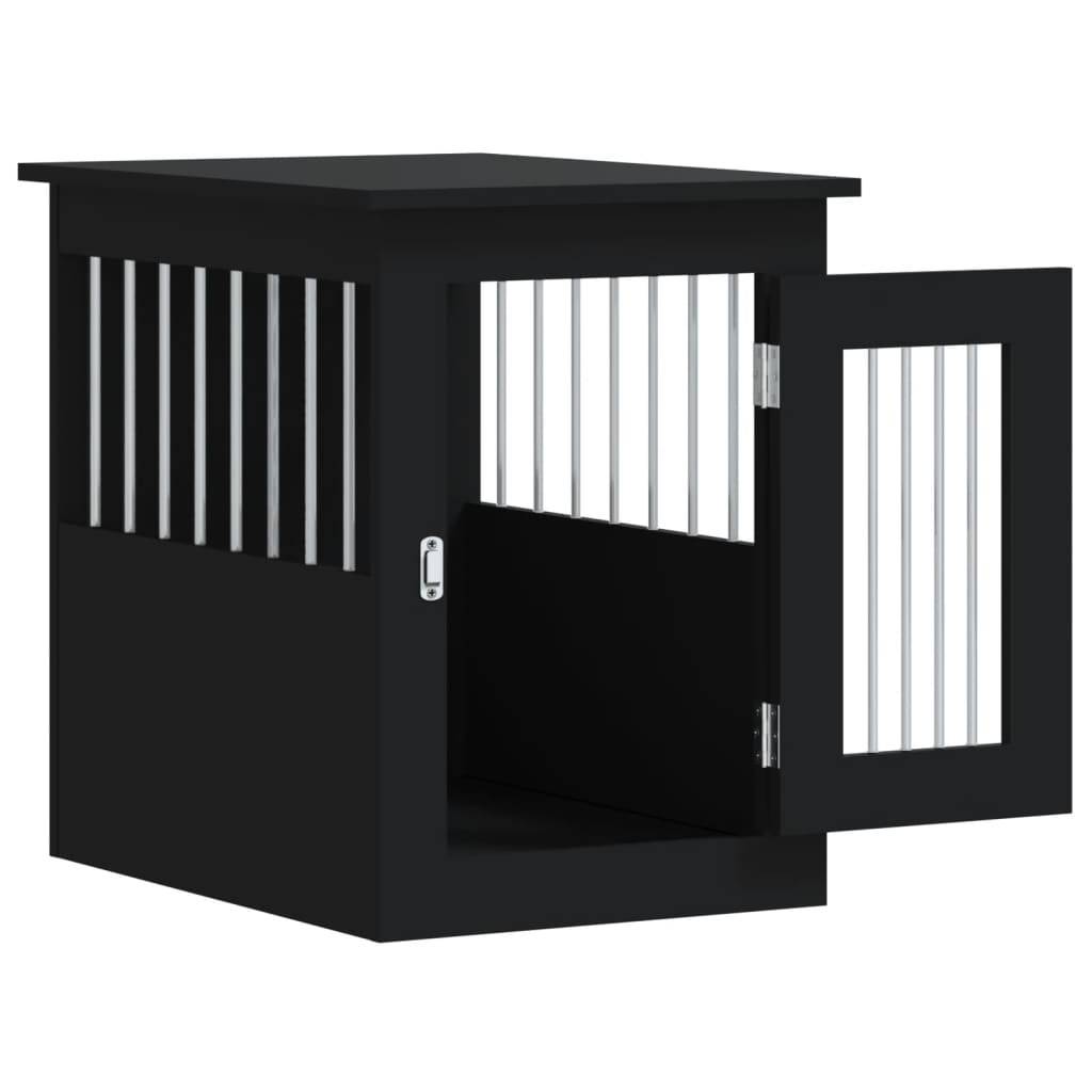Niche plastique bois et acier noir  45 x 62 x 59 cm  - Prolenta premium p351.1 - Image 6