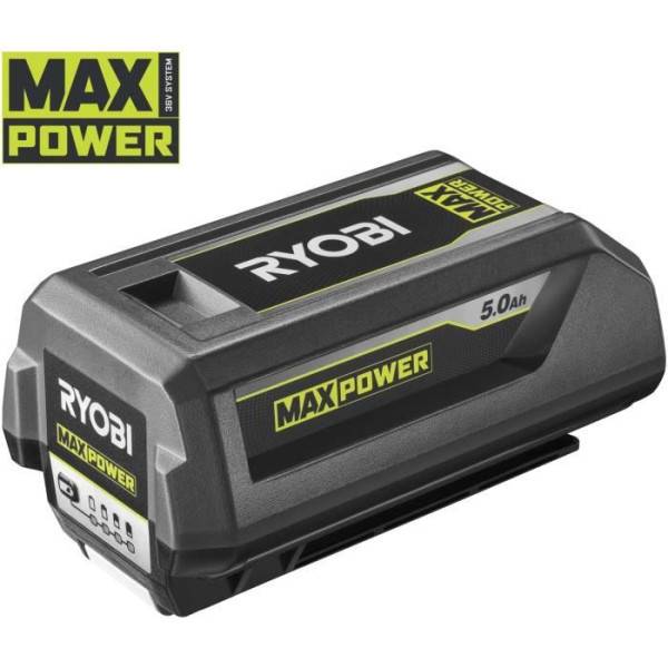 Ryobi - Tondeuse a Gazon RYOBI -   36V MAXPOWER Power Assist™ Brushless - Ø coupe 46 cm - ramassage/mulching + batterie 5 Ah & charg. - RLM36X4 - Image 5