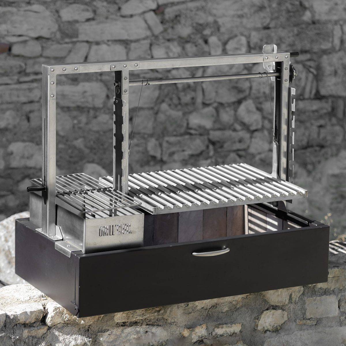 Barbecue Argentin Santa Maria A Poser Mixte - GRILL CHIC - Image 3