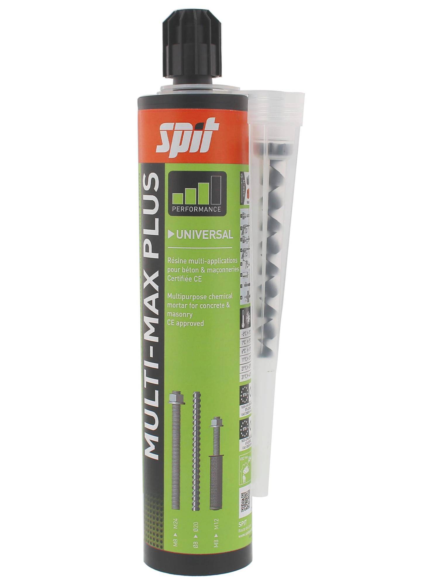 Cartouche résine Multi-Max Plus 300 ml SPIT - 060237 - Imagen 2