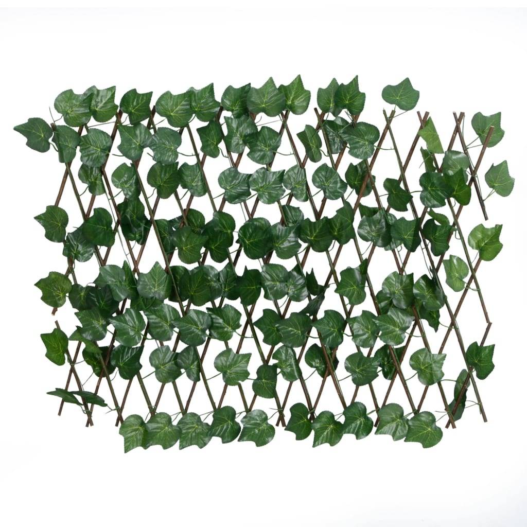 Treillis de feuille de vigne artificiel PVC bois vert 70 x 30 x 60 cm - PANGIVO - Image 3