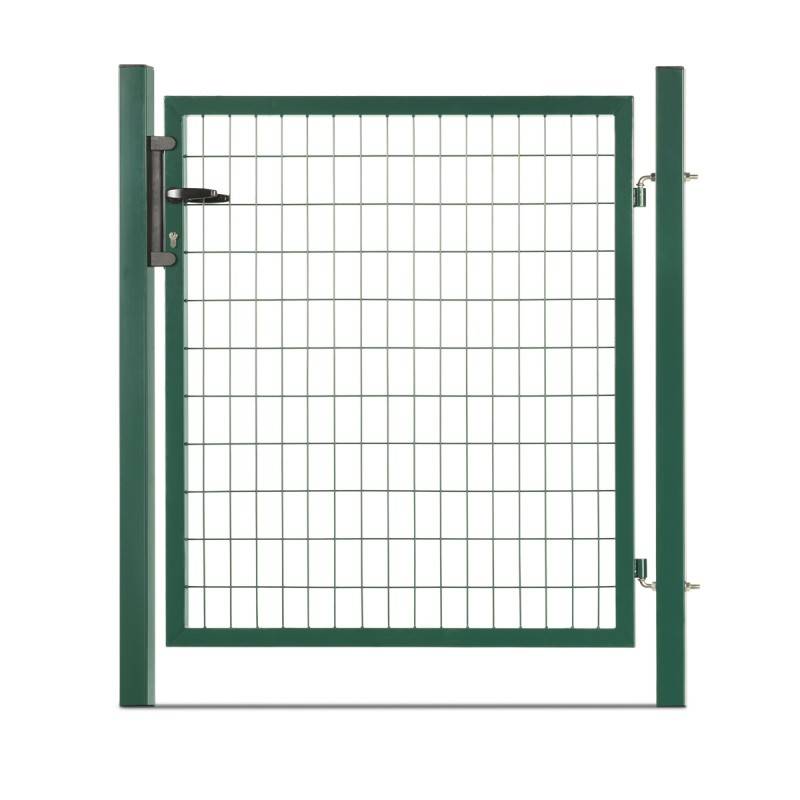 Portillon grillagé en acier galvanisé maille 100 x 50 L 1m20 x 1m20 Vert - Easy Clôture - Imagen 1